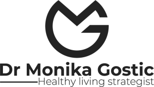 Dr Monica Gostic Healthy Living Strategist Logo